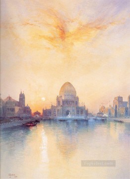 シカゴ万国博覧会の海の風景 トーマス・モラン Oil Paintings